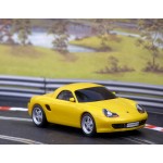 SCALEXTRIC YELLOW PORSCHE BOXSTER